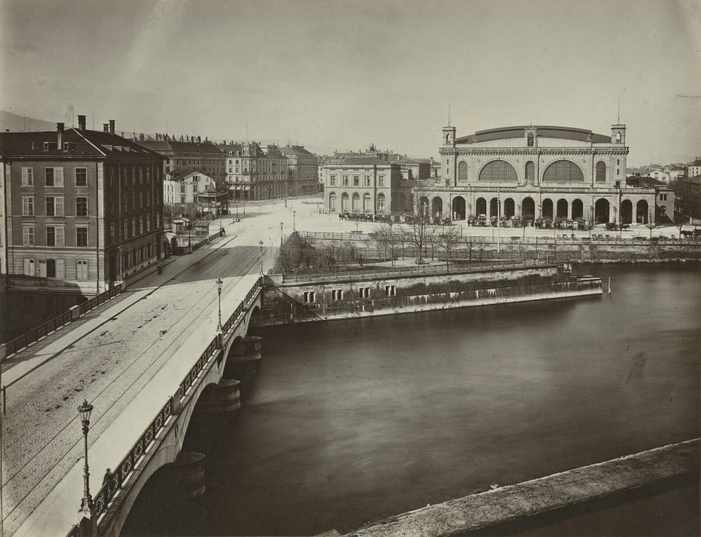 Zürich, Bahnhofquartier, 1883