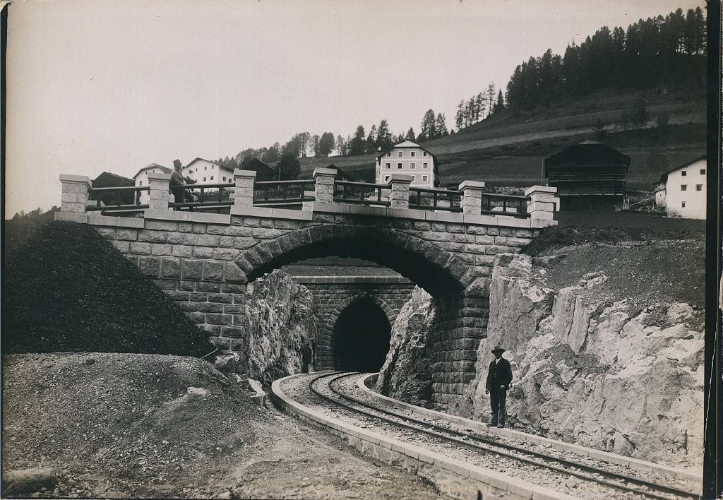 Grödnertal Bahnbau 1915/16